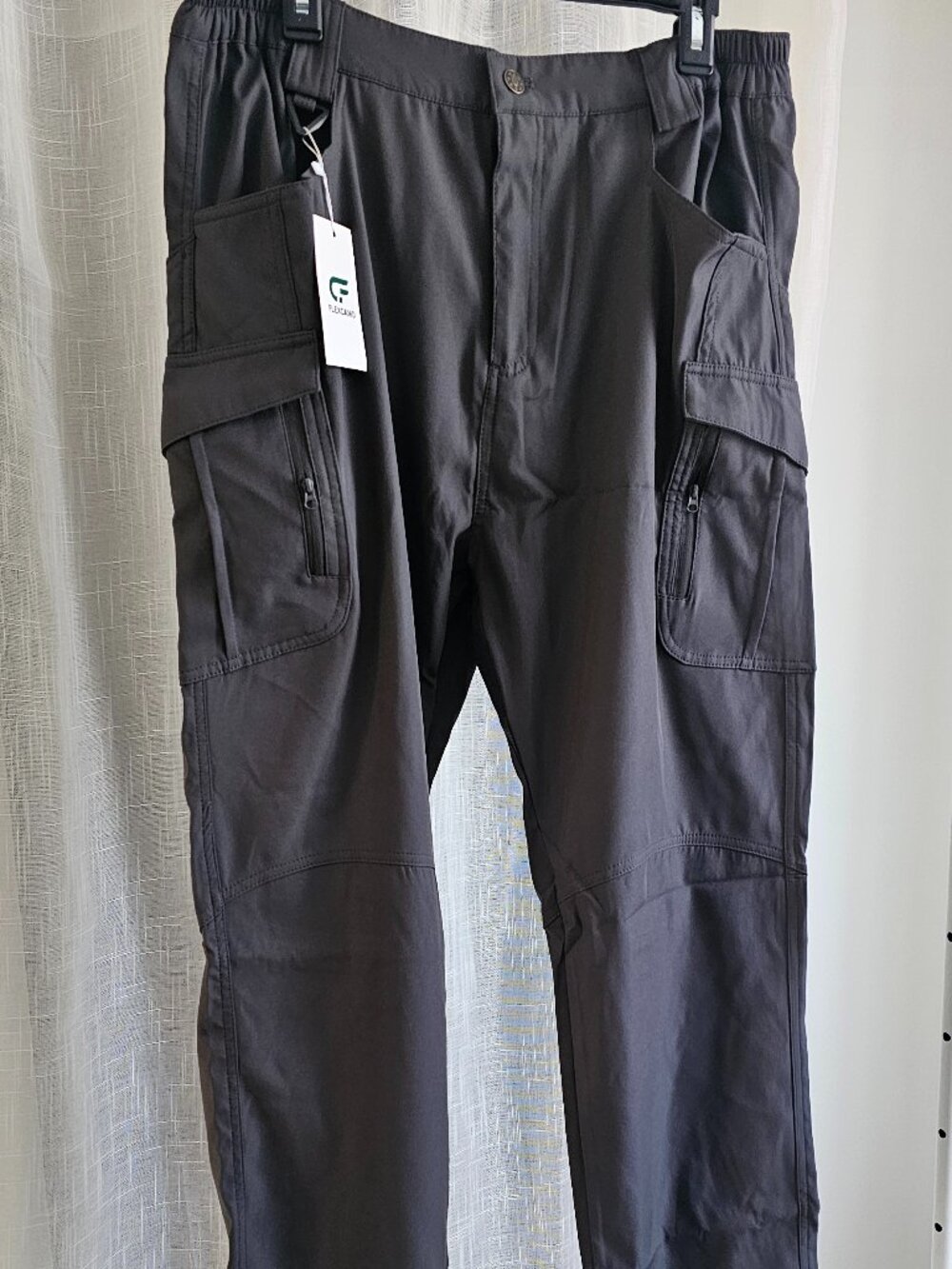 Flexcamo - Tactical Waterproof with Multi Pockets Cargo Pants Charcoal Size XL